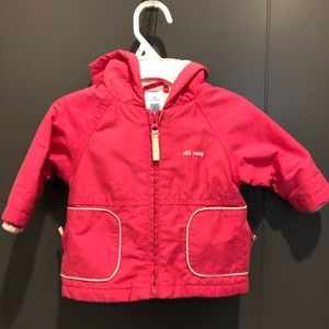 Pink lightweight coat- perfect for fall!